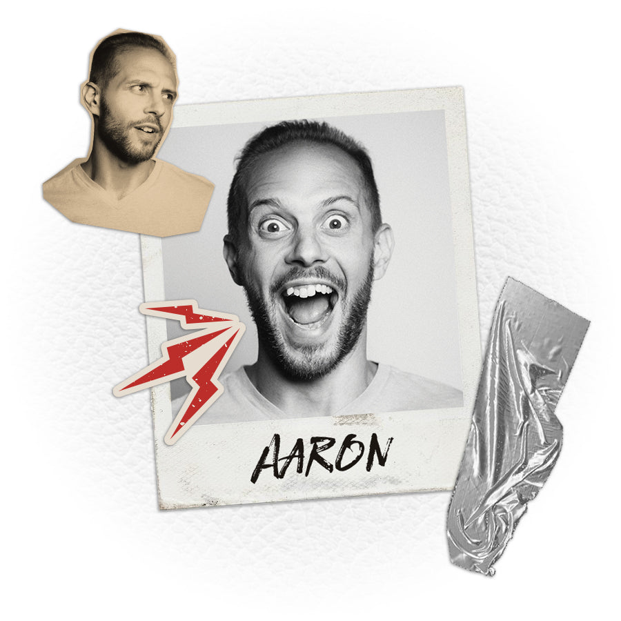 Aaron casts the hands that hold your guitars.