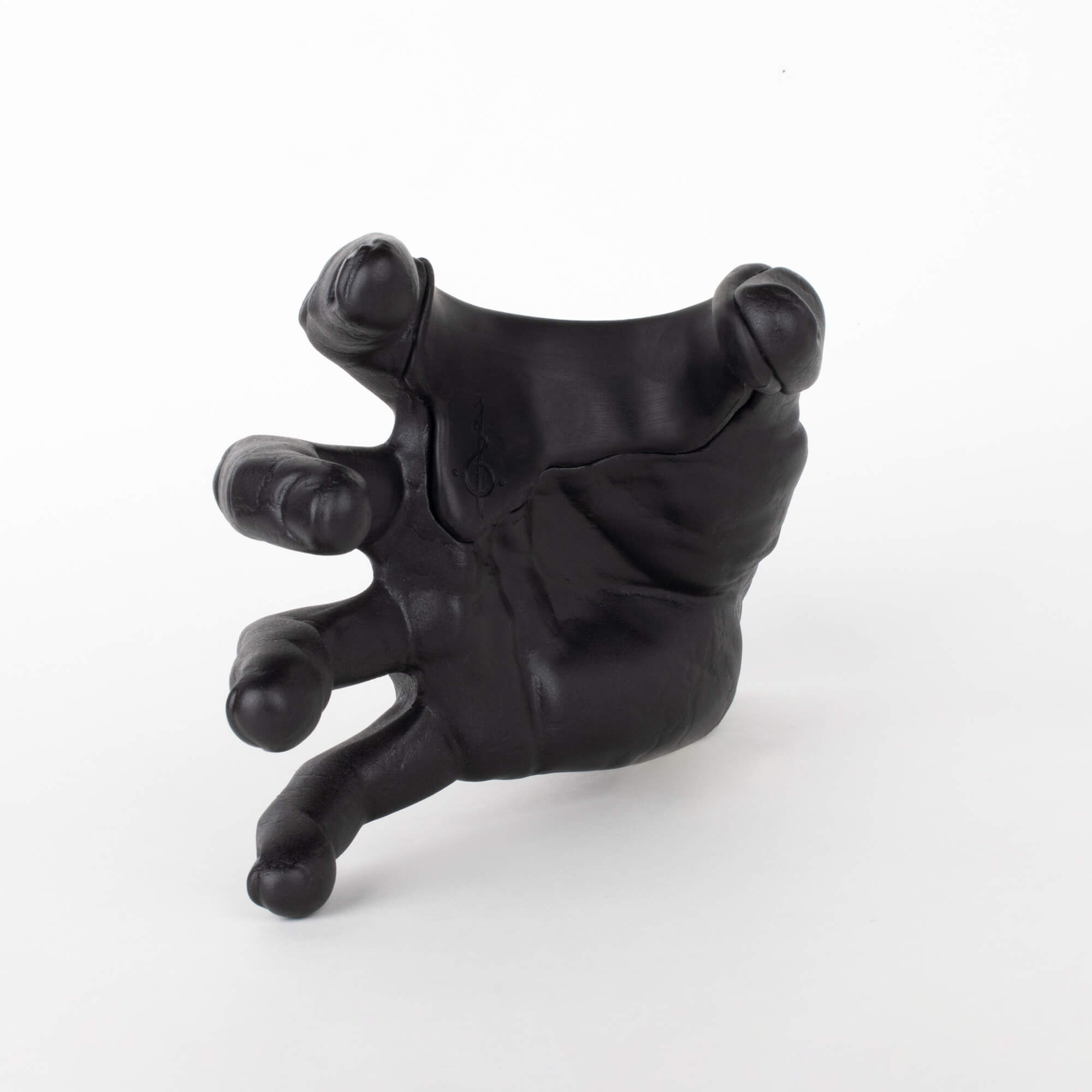Hand guitar hanger by GuitarGrip in black matte finish.