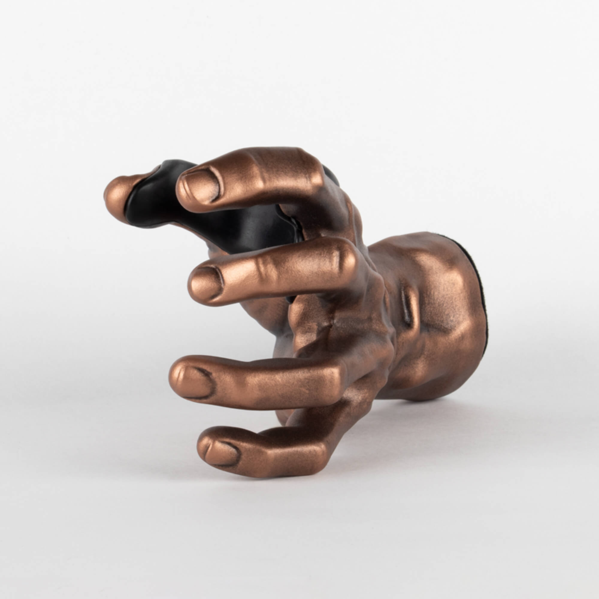 Guitar holder by guitargrip in copper antique painted finish.