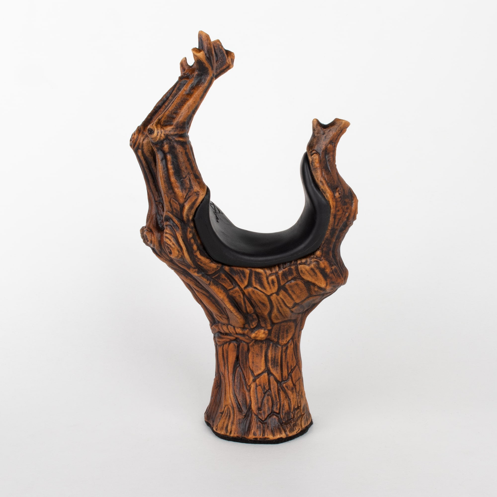 Guitar hanger shaped like a tree.