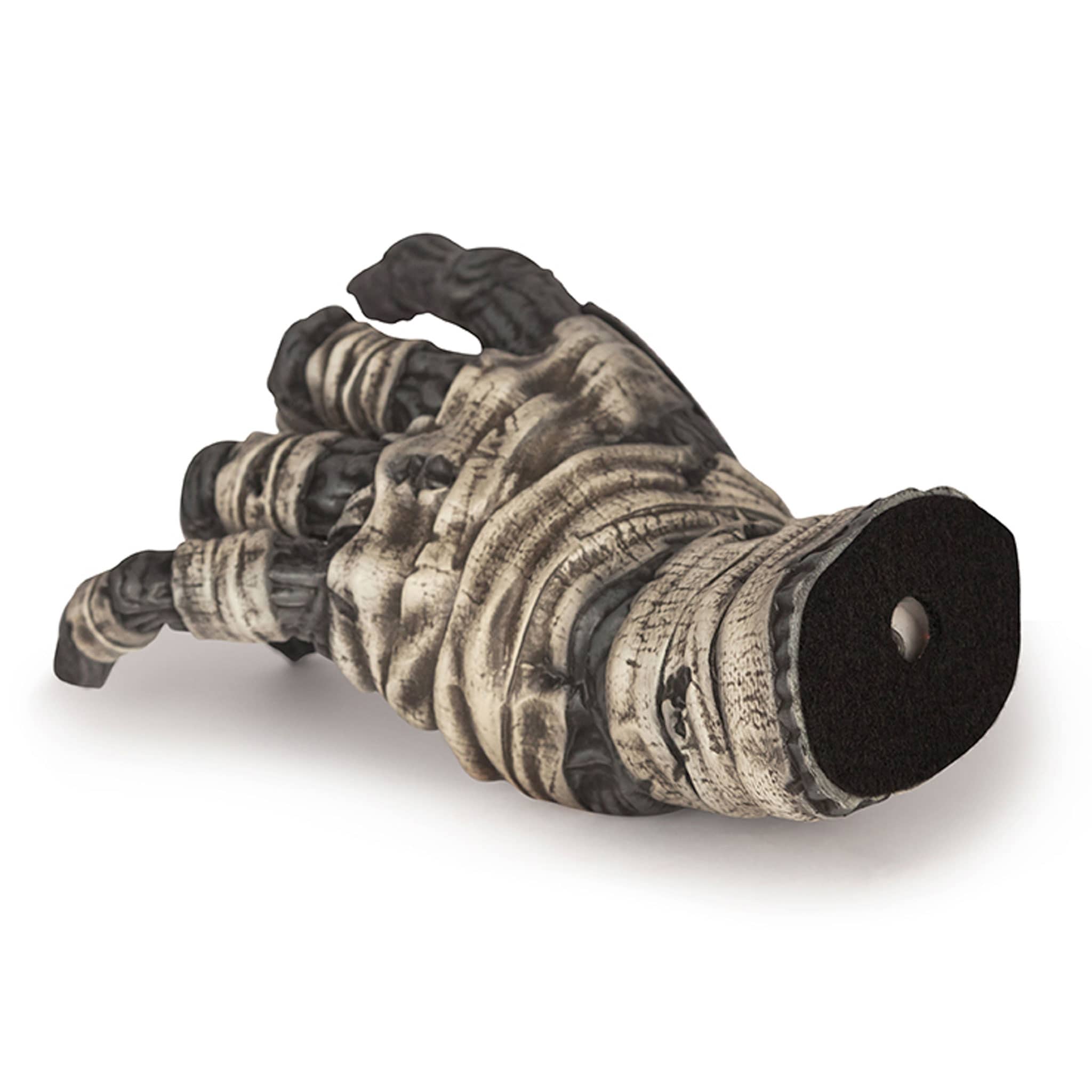 Back view of mummy hand. Back view.