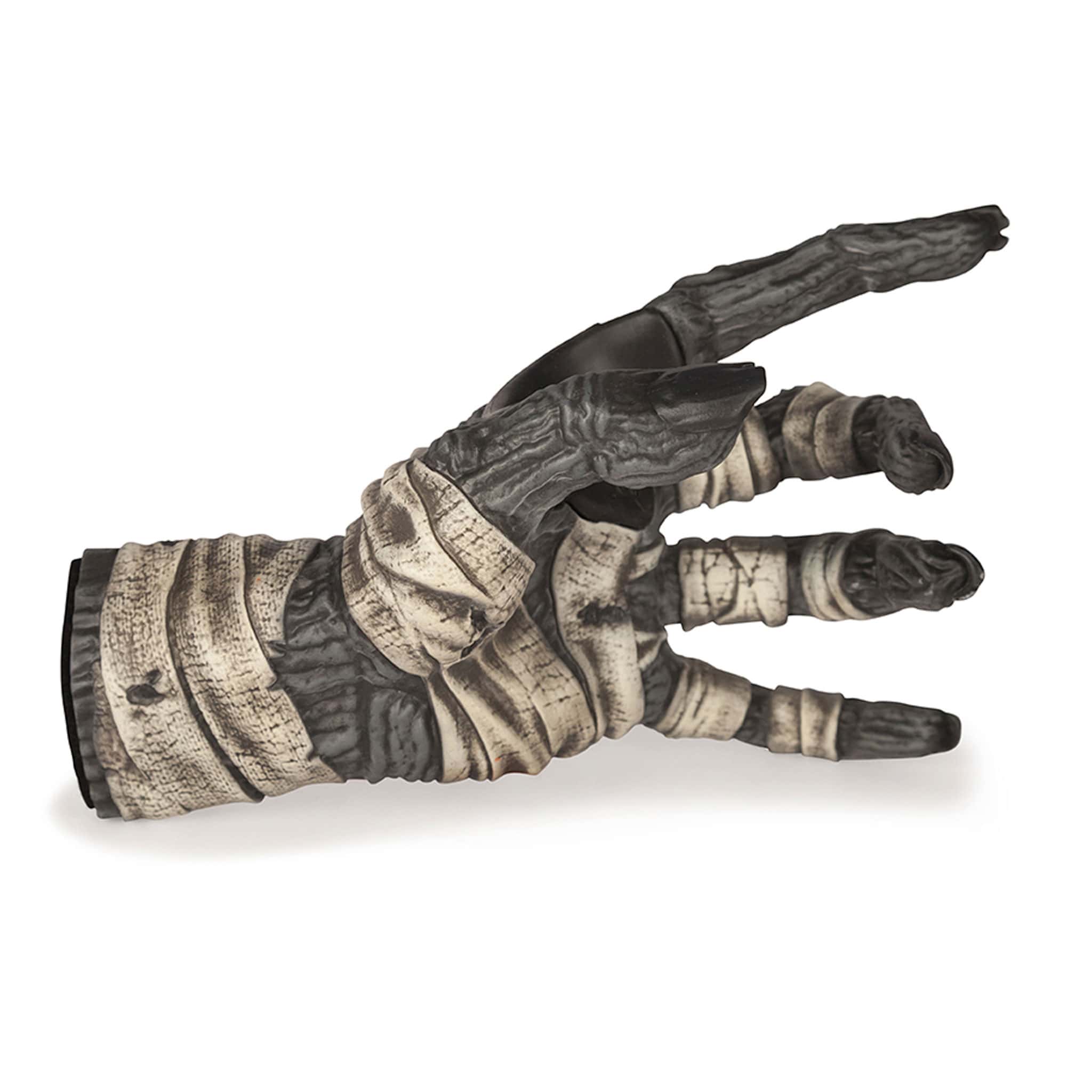 Inside view of monster hand wall mount. Inside hand.