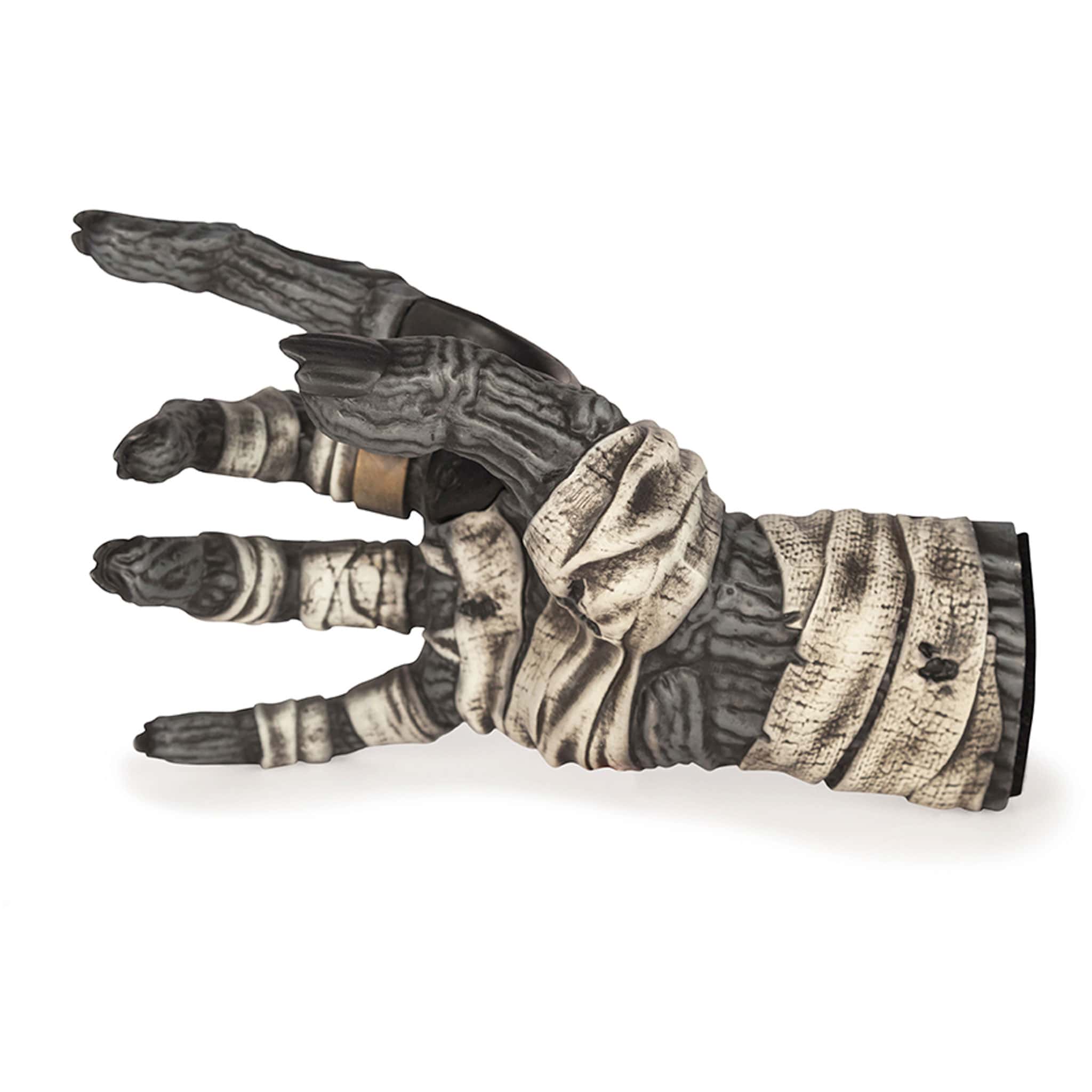 GuitarGrip mummy hand wall hanger for electric guitars. Inside view.