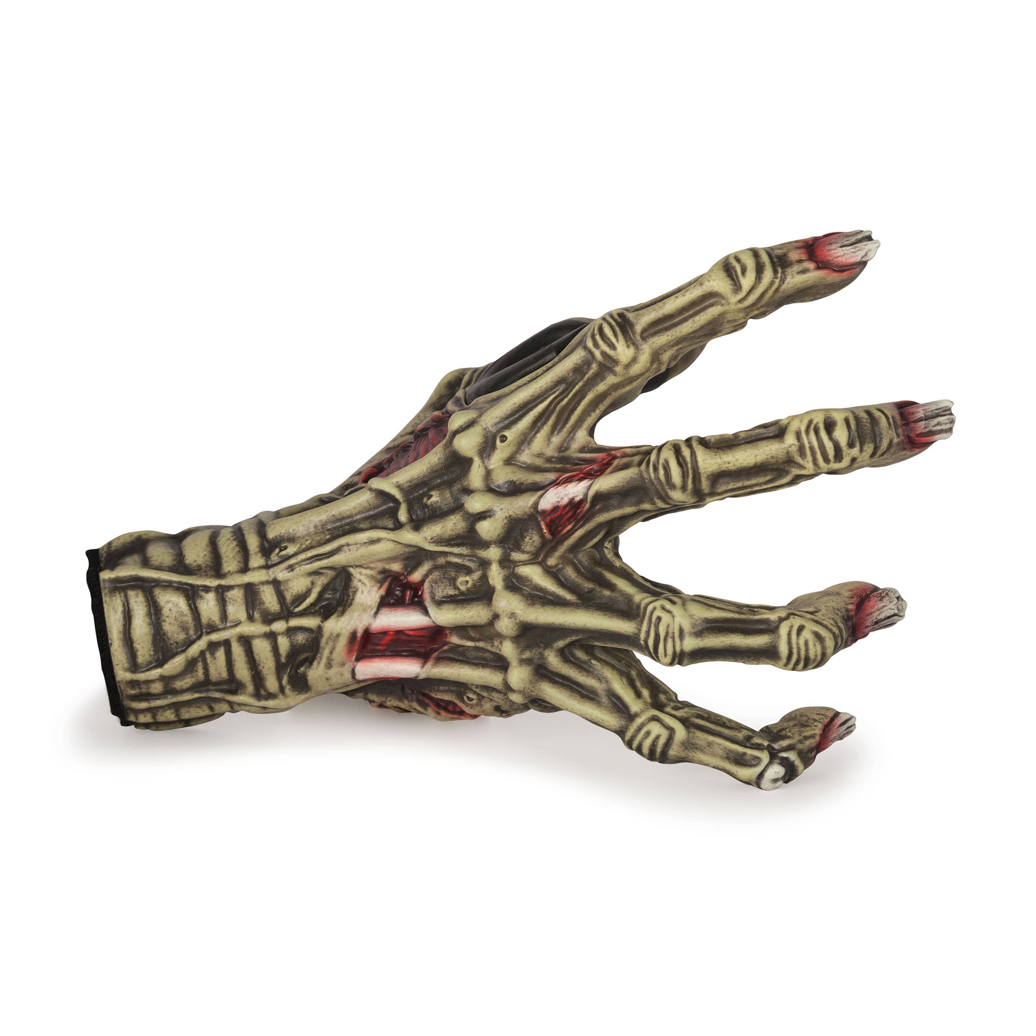 Guitar Grips monster zombie hand guitar wall hook. Outside view.